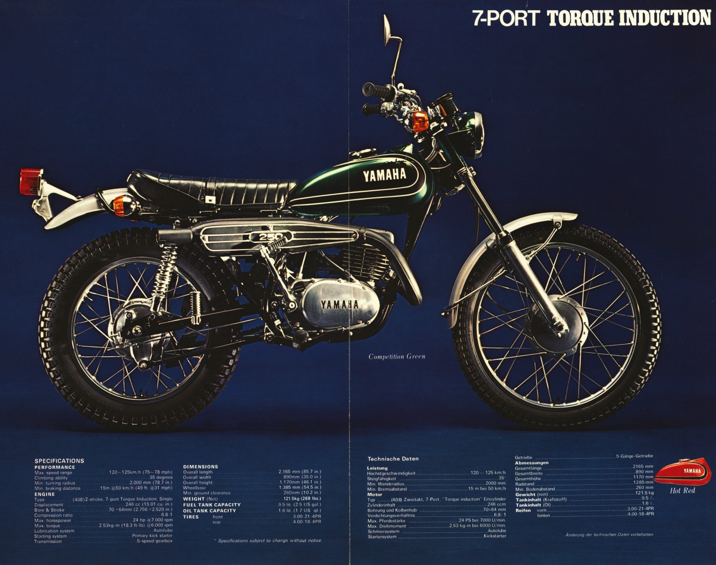 Yamaha DT 250 02 03
